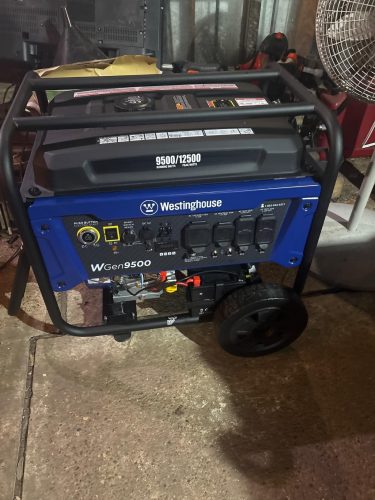 Westinghouse 12500 Watt Dual Fuel Home Backup Portable Generator. Remote Electric Start. Transfer Switch Ready. Gas and Propane Powered photo review